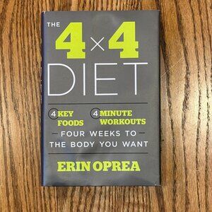 The 4 x 4 Diet Key Foods Workouts Hardcover Oprea Hardcover Carrie Underwood NEW